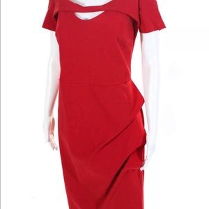 Chiara Boni Jodilin Red Sheath Size 48 (12)